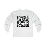 My Heart Oversize Ultra Cotton Long Sleeve Tee